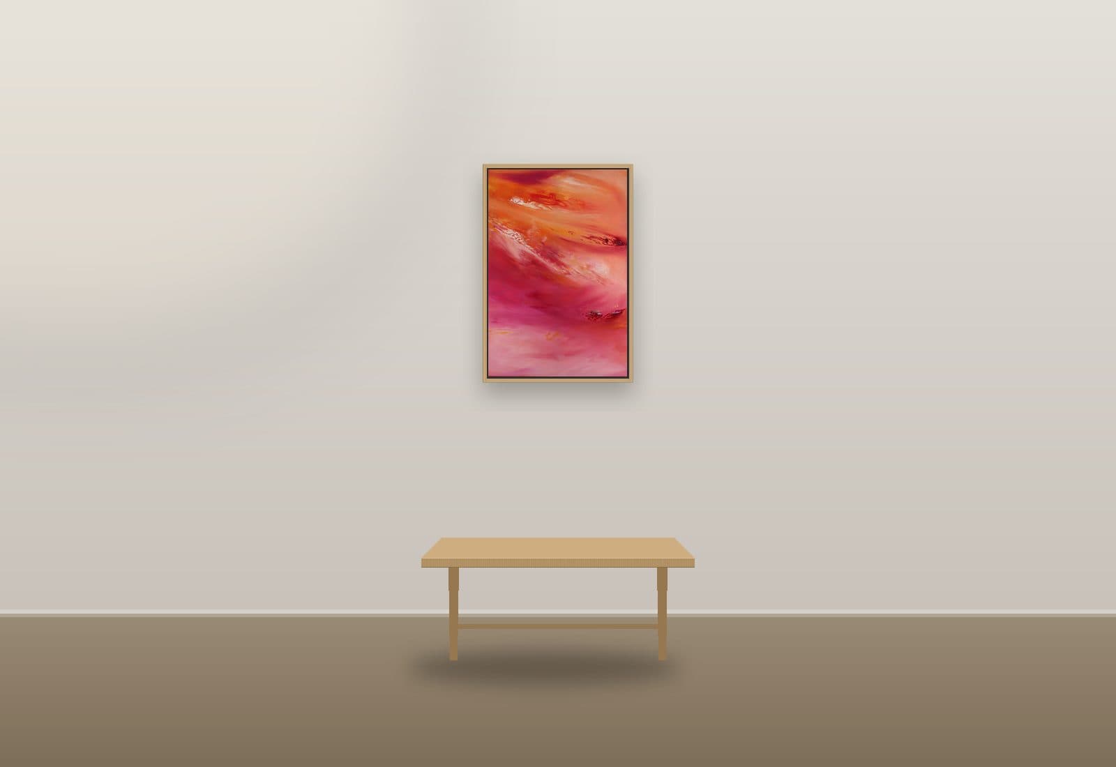 Without Sweet Harmony II by Ritushka displayed in a hotel lobby — 91 × 61 cm (35.8 × 24 in)