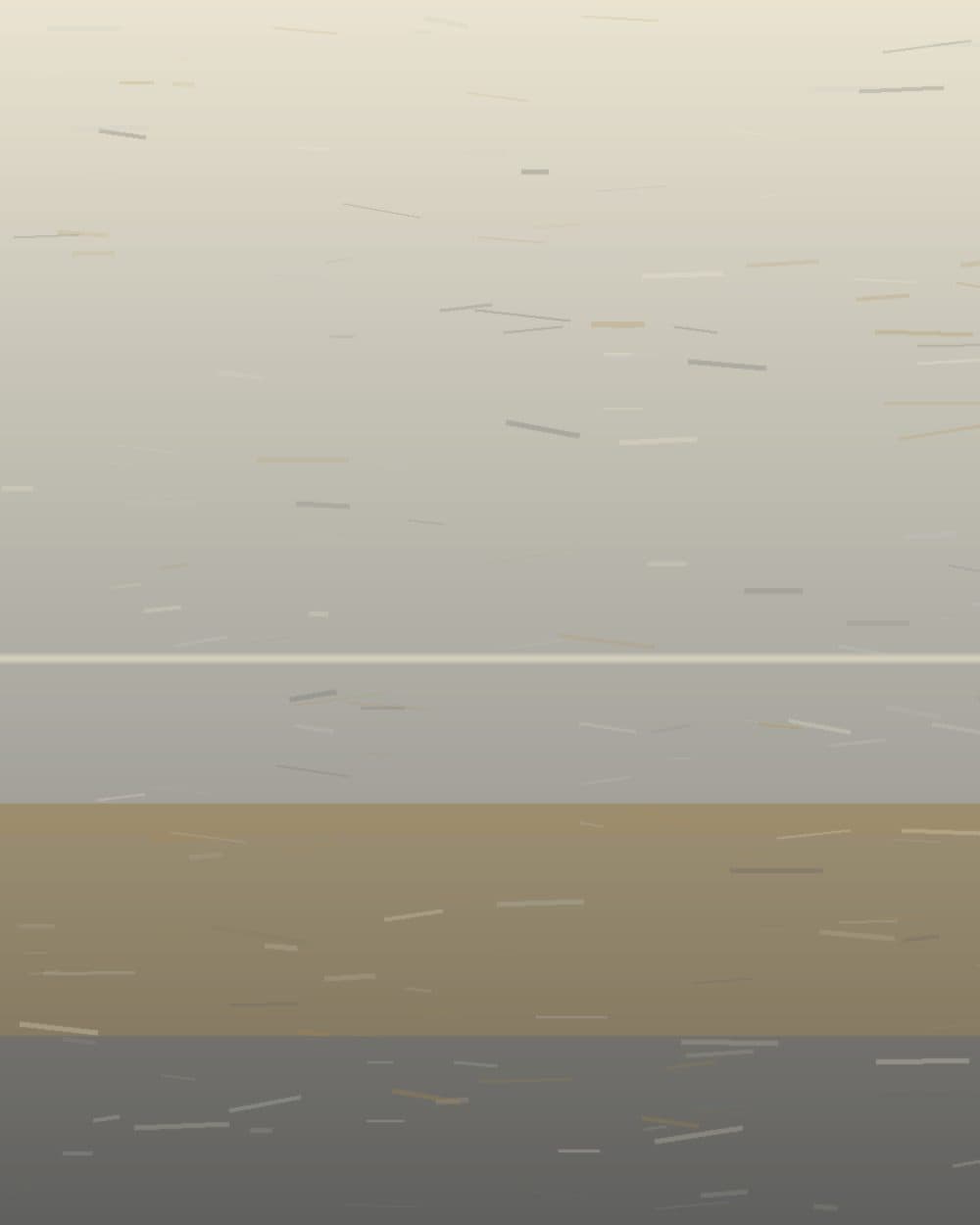 Shoreline Mirage, original modern australian art on canvas by Ritushka, 76 by 102 centimetres